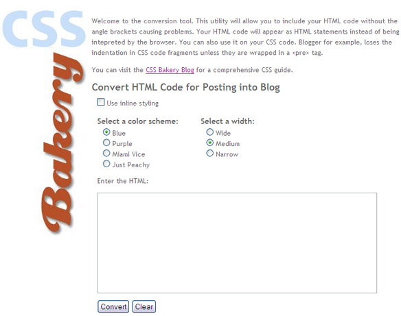 HTML Conversion Tool